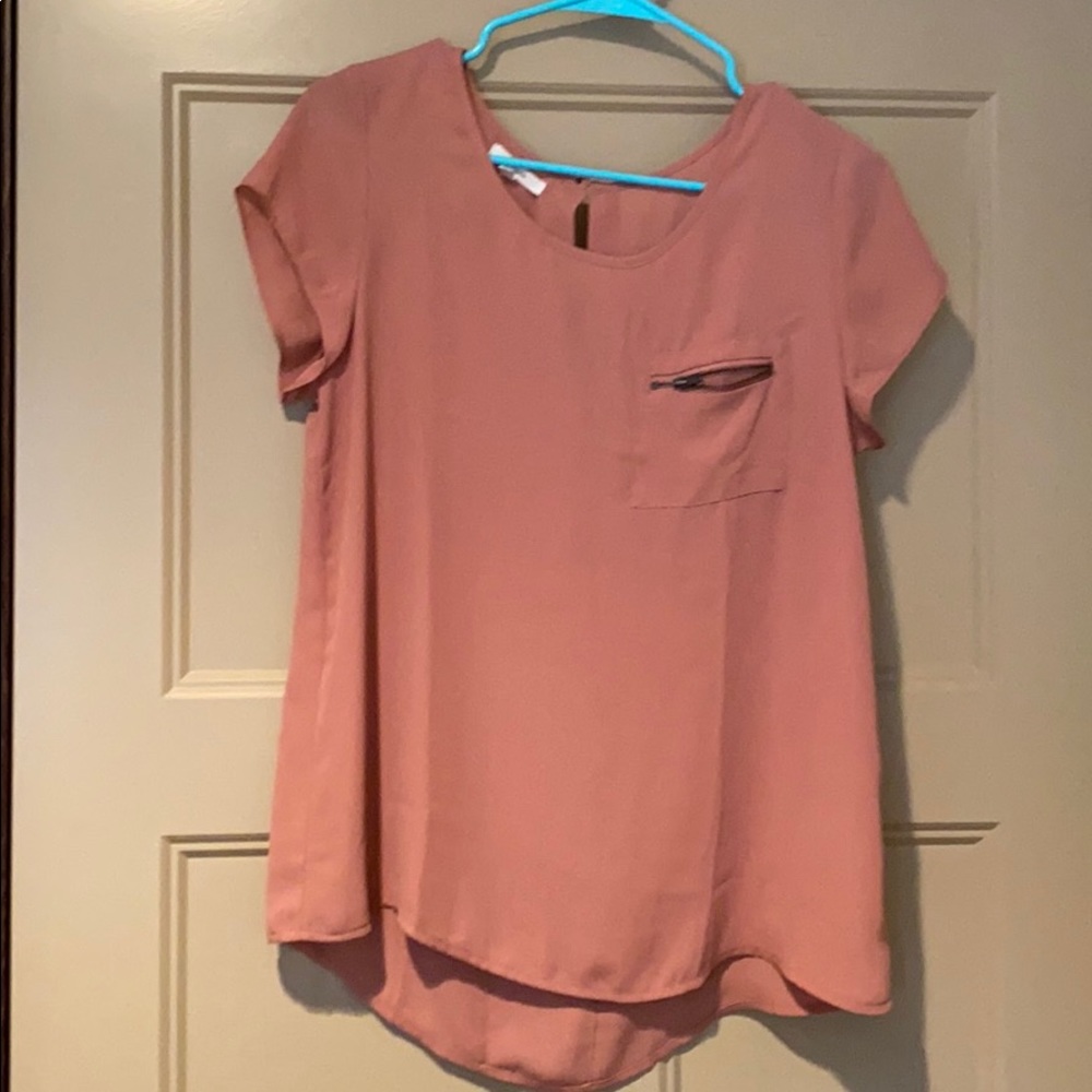 NWOT Maurices zippered pocket blouse